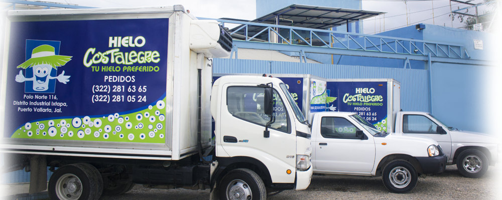 Transporte y camiones de Hielo Costalegre